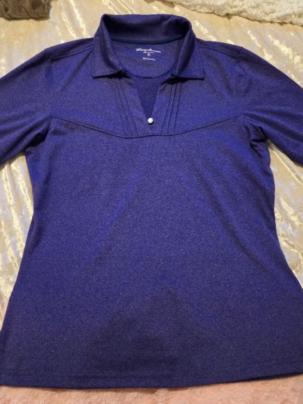 Tommy Armour DRI-LOGIC Purple Golf Polo Women’s Small Athletic Shirt